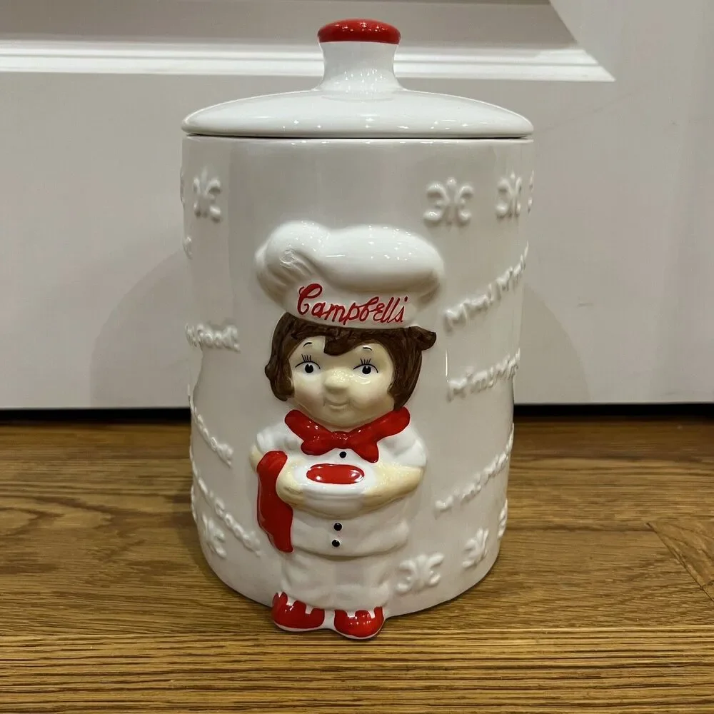 Campbell's‎ Soup Cookie-Cracker Jar 1999 Houston Harvest